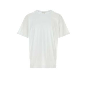 Dries Van Noten Men White Cotton Heer T-Shirt